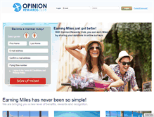 Tablet Screenshot of opinionrewardsclub.com